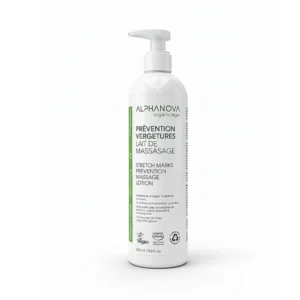 alphanova lait de massage prevention vergetures 400ml.webp