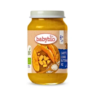 babybio petit pot carotte courge butternut riz 200g.webp