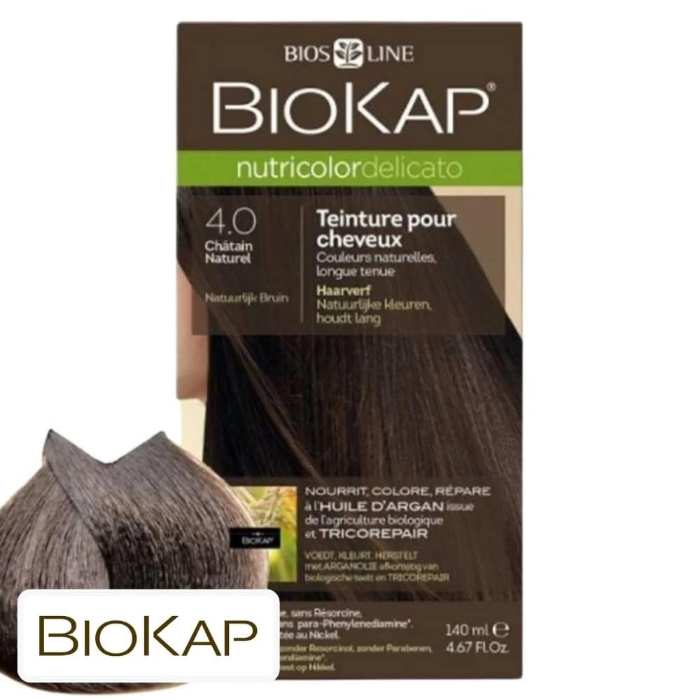biokap nutricolor delicato coloration naturelle cheveux delicats 140ml 40 chatain naturel.jpg biokap nutricolor delicato coloration naturelle cheveux delicats 140ml 40 chatain naturel.jpg