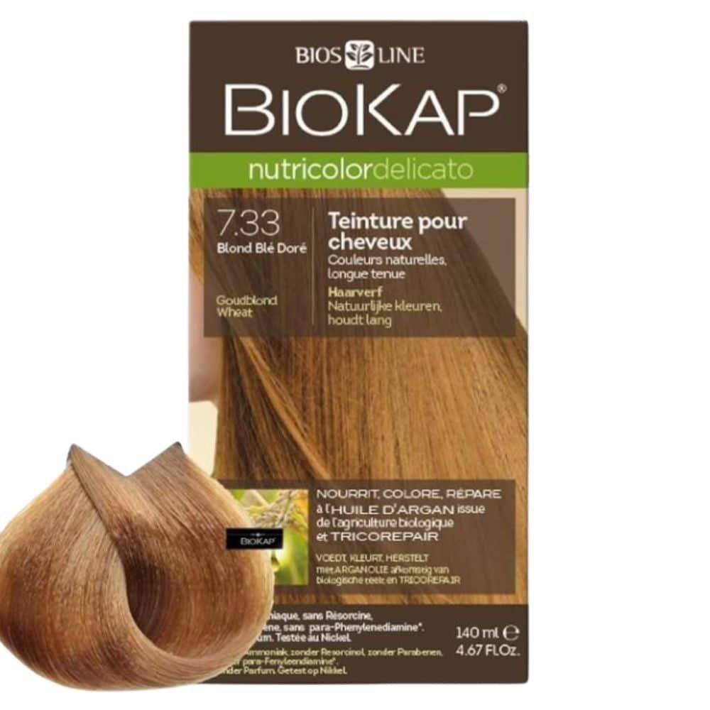 biokap nutricolor delicato coloration naturelle cheveux delicats 140ml 733 blond ble dore.jpg biokap nutricolor delicato coloration naturelle cheveux delicats 140ml 733 blond ble dore.jpg