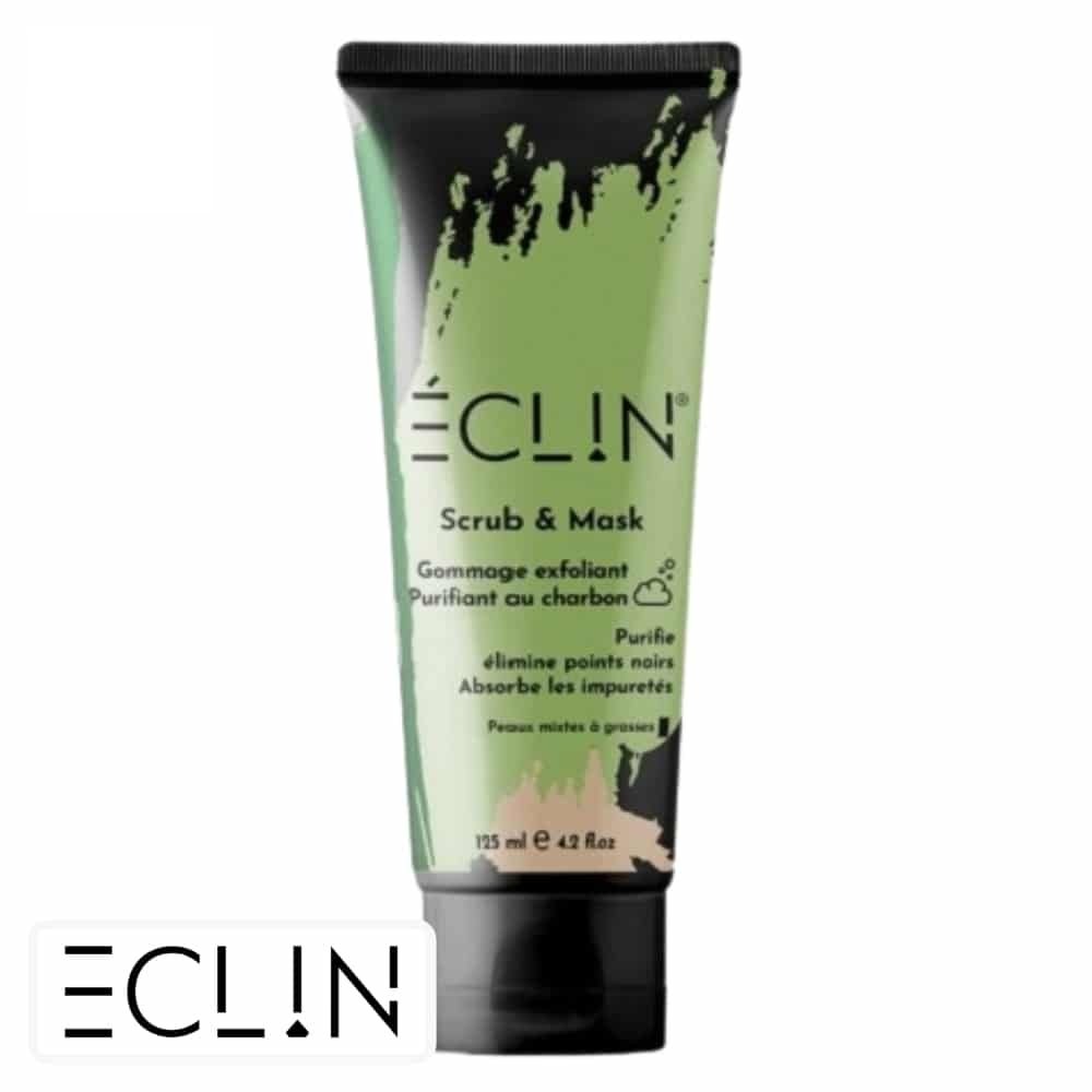 eclin scrub et mask gommage exfoliant purifiant au charbon 125ml.jpg eclin scrub et mask gommage exfoliant purifiant au charbon 125ml.jpg