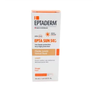 eptaderm epta sun spf50 fluide teinte light 50ml.webp