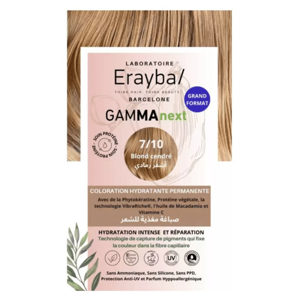erayba gammanext coloration cheveux hydrante permanente 710 blond cendre.png erayba gammanext coloration cheveux hydrante permanente 710 blond cendre.png