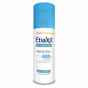 etiaxil anti transpirant spray deodorant protection anti traces blanches et jaunes peau sensible 48h 100ml.jpg