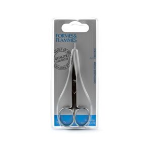 formes flammes ciseaux a envies courbes acier forge inoxydable poli refrence 80.jpg