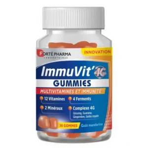 forte pharma immuvit 4g gout mandarine 30gommes.webp