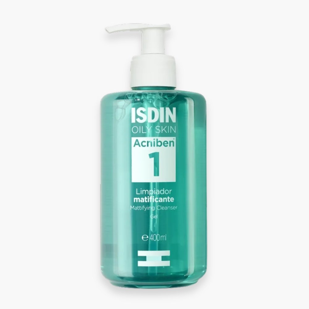 isdin acniben 1 gel nettoyant matifiant 400ml.jpg isdin acniben 1 gel nettoyant matifiant 400ml.jpg