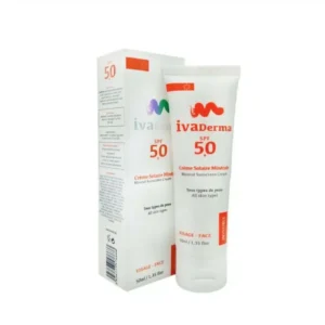 ivaderma ecran solaire mineral spf50 50ml.webp