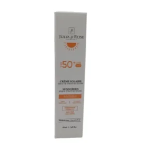 julia rose creme solaire invisible aux prebiotiques spf50 50ml.webp