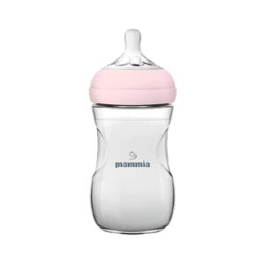 mammia biberon natural feeling 330ml rose.jpg
