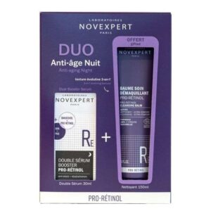 novexpert pro retinol double serum 30ml baume demaquillant offert.jpg