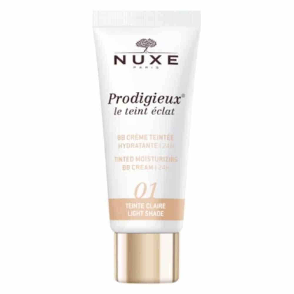 nuxe prodigieux le teint eclat bb creme hydratante 24h teinte 01 claire 30ml.jpg nuxe prodigieux le teint eclat bb creme hydratante 24h teinte 01 claire 30ml.jpg
