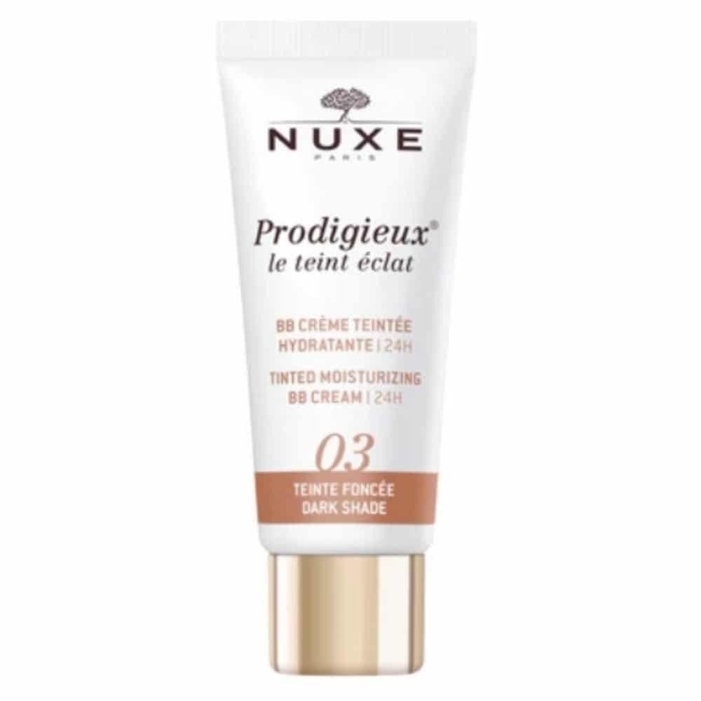 nuxe prodigieux le teint eclat bb creme hydratante 24h teinte 03 foncee 30ml.jpg nuxe prodigieux le teint eclat bb creme hydratante 24h teinte 03 foncee 30ml.jpg