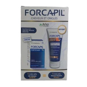pack arkopharma forcapil boite 180 gelulesmasque soin double usage keratine 200ml pack.jpg