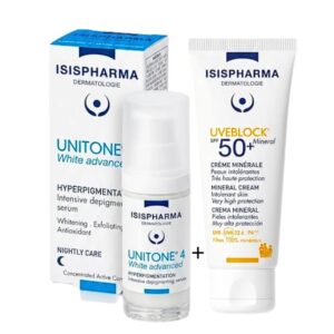 pack isispharma unitone 4 white advanced uveblock mineral teinte spf50 40ml pack.jpg