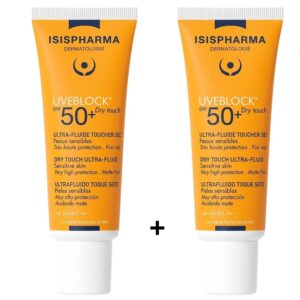 pack isispharma uveblock dry touch ultra fluide spf50 2 x 40ml pack.jpg