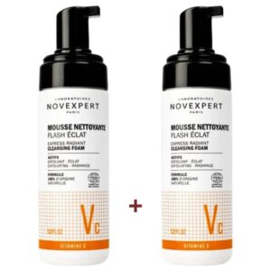 pack novexpert duo pack mousse nettoyante flash eclat 150ml2.jpg