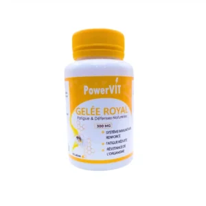 powervit gelee royal 300mg 60 gelules.webp