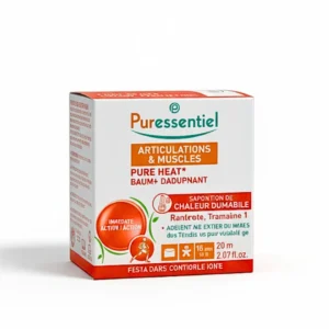 puressentiel articulations muscles pure heat baume chauffant 20ml.webp