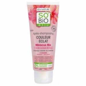 so bio apres shampoing couleur eclat hibiscus bio et acide laurique de coco bio 200ml.jpg