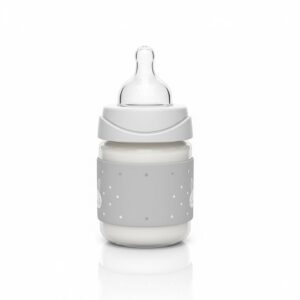 suavinex biberon rabbit avec tetine ronde debit lent 0m gris 150ml.jpg