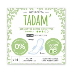 tadam serviette ultra coton bio normal 14unite.jpg