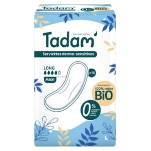 tadam serviettes dermo sensitives maxi long bio 16u.jpg