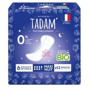 tadam serviettes non irritantes fuites urinaires bio maxi nuit 12u.jpg