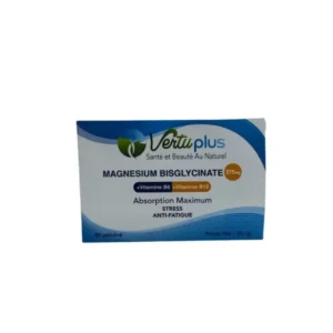 vertu plus magnesium bisglycinate 60gelules.webp