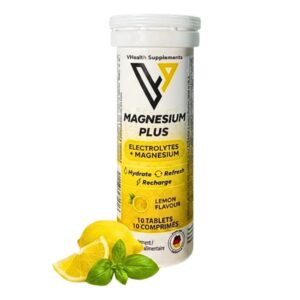 vhealth maghnesium plus electrolytes lemon 10 comprimes.jpg
