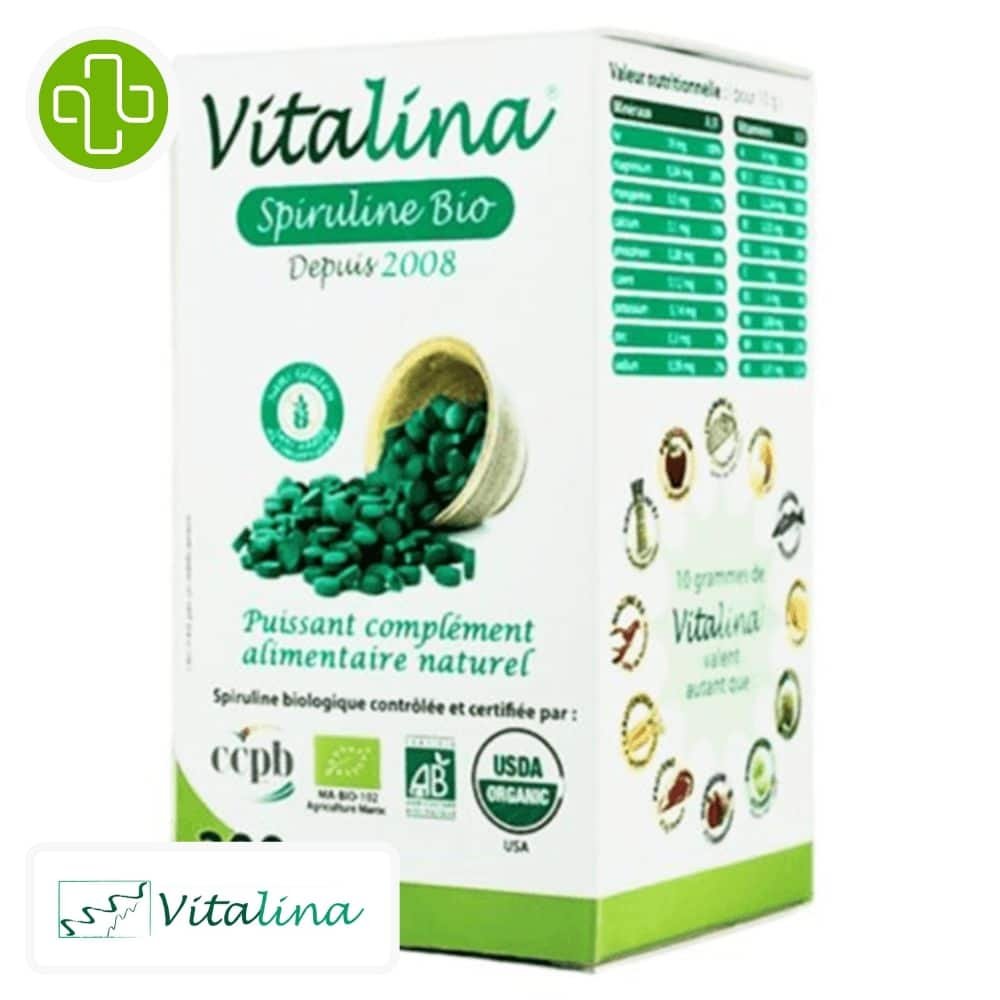 vitalina spiruline bio et naturelle 100 comprimes.jpg vitalina spiruline bio et naturelle 100 comprimes.jpg