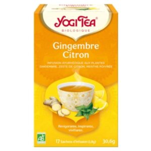 yogi tea gingembre citron infusion ayurvedique gingembre zeste de menthe poivree sachets bio 17u.jpg