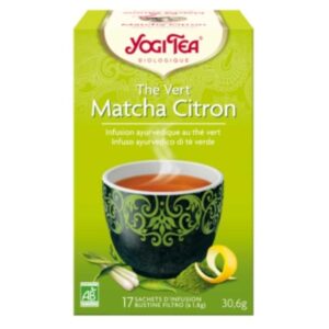 yogi tea the vert matcha citron infusion ayurvedique the vert matcha et zeste de citron sachets bio 17u.jpg